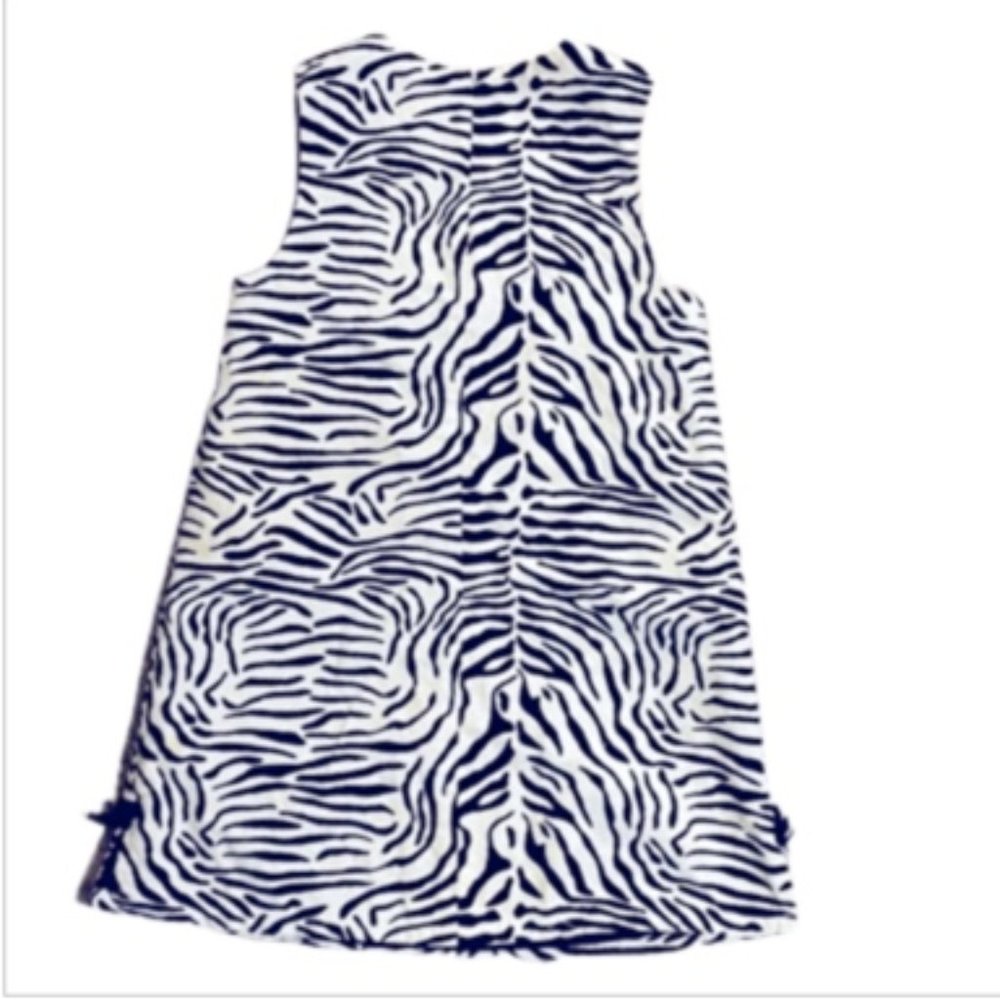 🍃 VTG Gymboree Zebra Print Dress Girls 8 - Picture 2 of 4